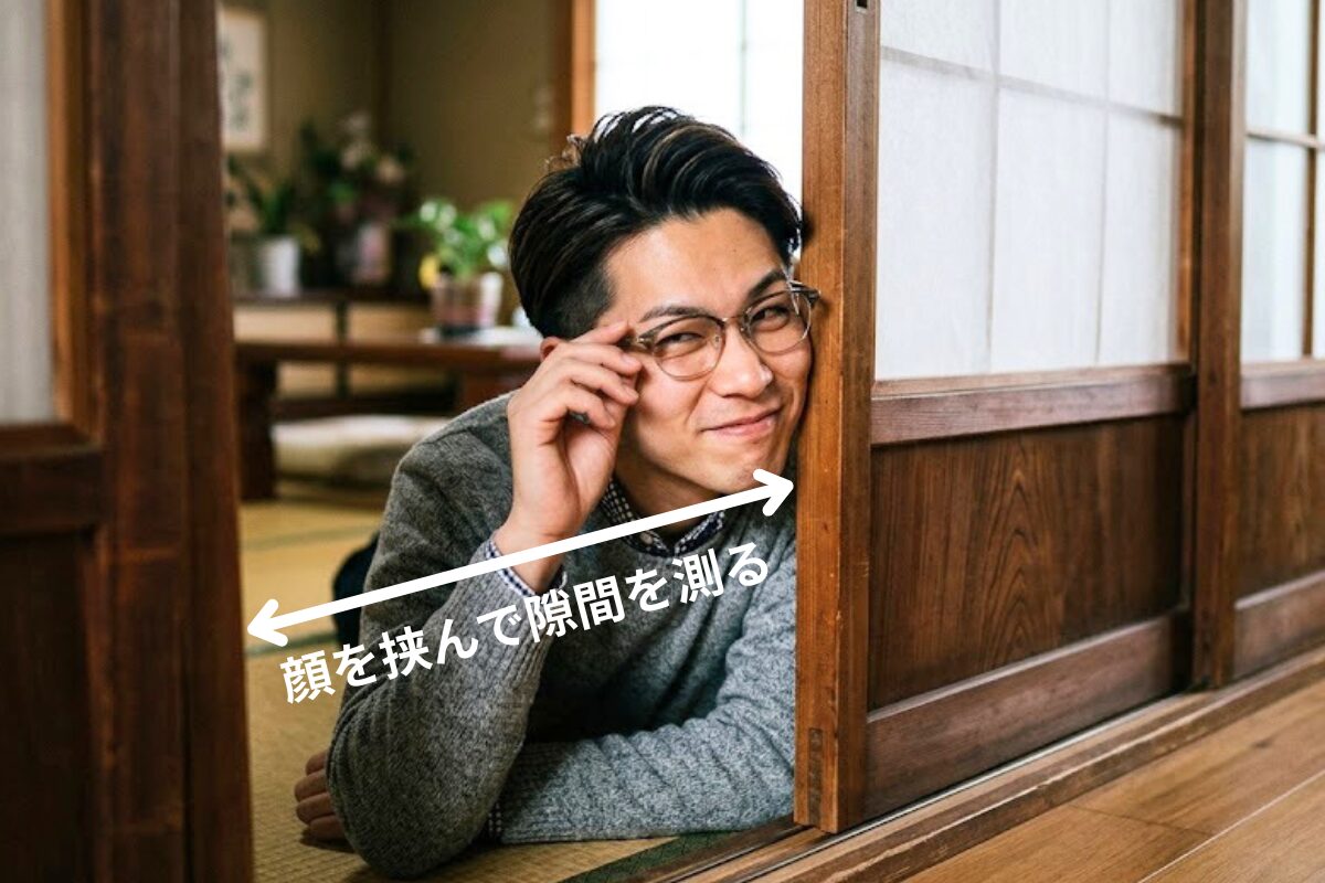 顔の横幅を簡単に測る方法