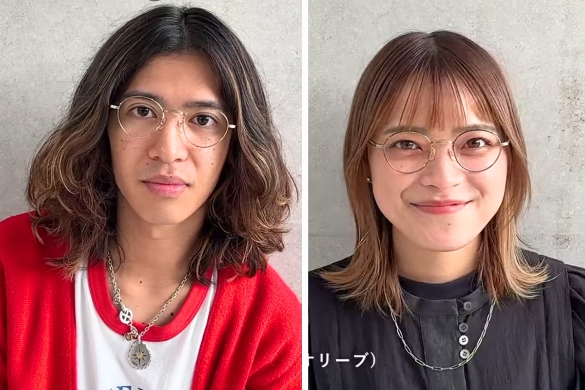 BJクラシックぼボストンシェイプメガネ「PREM-114F PT」のサイズ