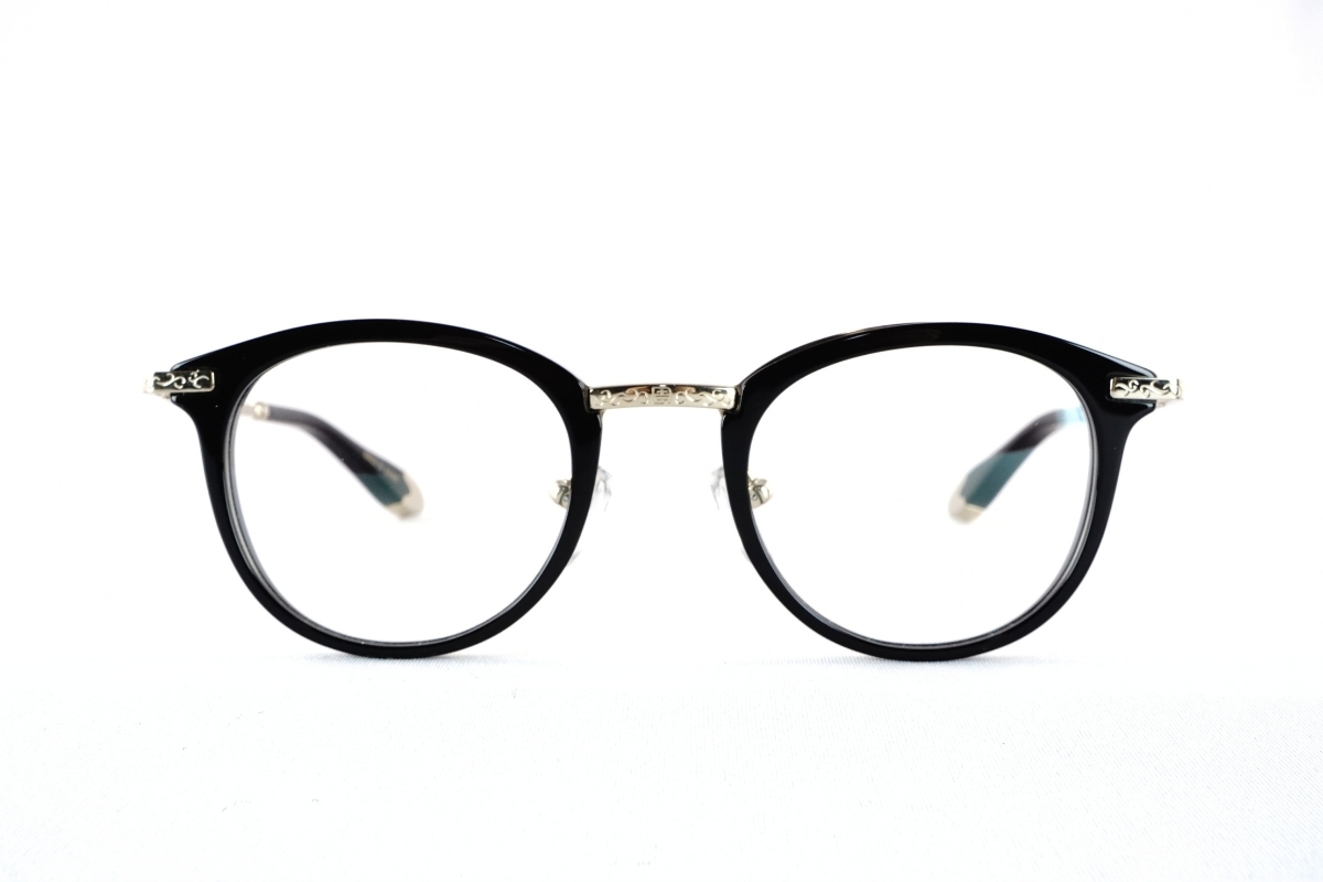 杉本圭ぼボストンメガネ「KS-108」のフロント