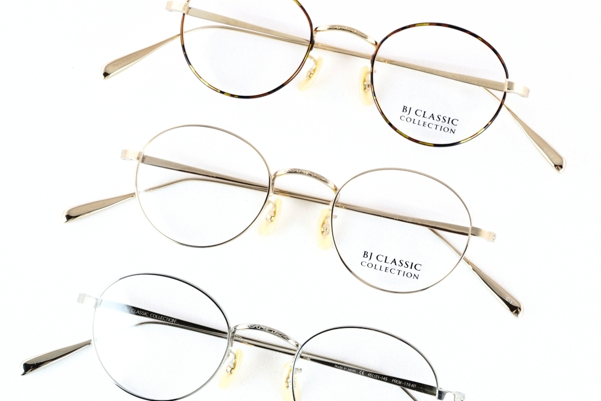 BJクラシックのメガネ「PREM-118」